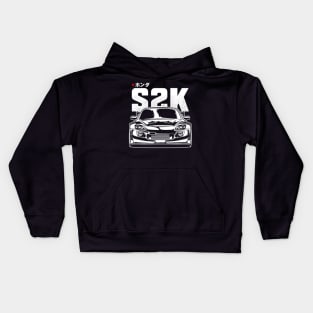 S2000 AP2 Spoon Sports (White Print) Kids Hoodie